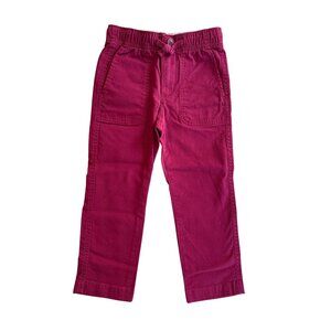 4T Crewcuts Burgundy Cotton Pants